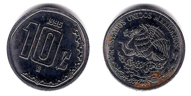 (547) Estados Unidos Mexicanos. 1995. 10 Centavos (EBC)