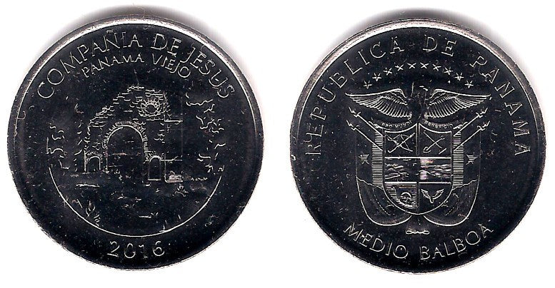 Panamá. 2016. ½ Balboa (SC)