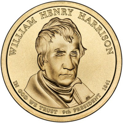 (450) Estados Unidos de América. 2009(D). 1 Dollar (SC) William Henry Harrison