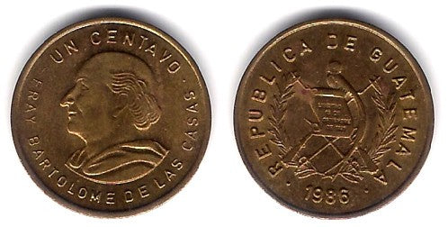 (275.3) Guatemala. 1986. 1 Centavo (EBC)