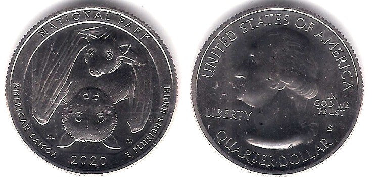 Estados Unidos de América. 2020(S). Quarter Dollar (SC)