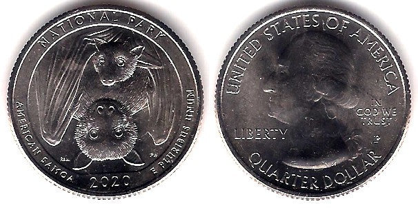 Estados Unidos de América. 2020(P). Quarter Dollar (SC)