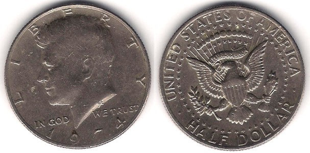 Estados Unidos de América. 1974. Half Dollar (MBC)