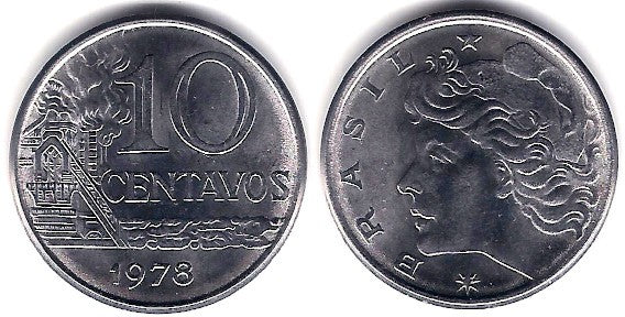 (578.1a) Brasil. 1978. 10 Centavos (SC)