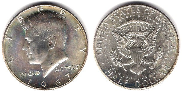 (202a) Estados Unidos de América. 1967. Half Dollar (EBC+/SC-) (Plata)