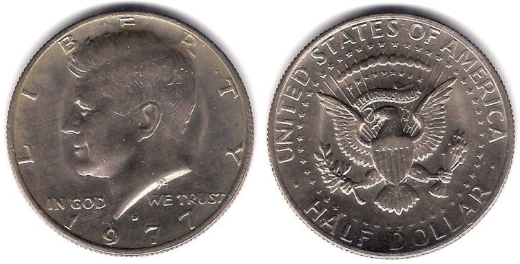 (A202b) Estados Unidos de América. 1977(D). Half Dollar (MBC)