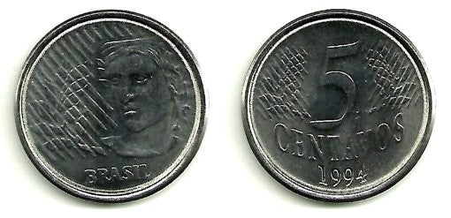 (632) Brasil. 1994. 5 Centavos (SC)