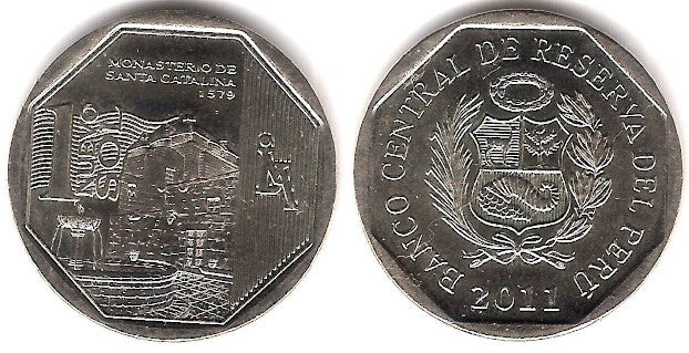 (346) Perú. 2011. 1 Nuevo Sol (SC)