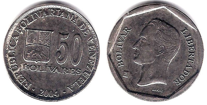 (Y82) Venezuela. 2004. 50 Bolivares (MBC+)