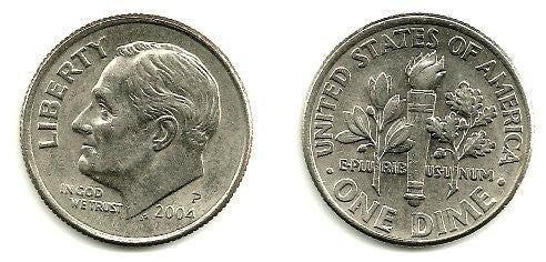 (195a) Estados Unidos de América. 2004(P). 1 Dime (EBC)