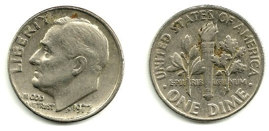 (195a) Estados Unidos de América. 1977. 1 Dime (EBC)