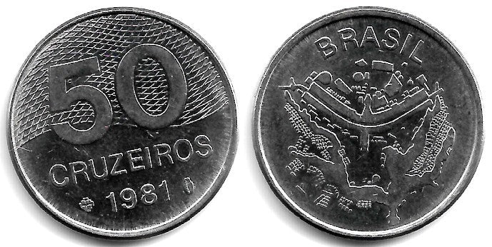 (594.1) Brasil. 1981. 50 Cruzeiros (SC)
