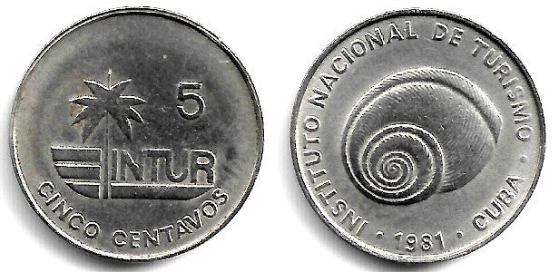 (412.2) Cuba. 1981. 5 Centavos (EBC)
