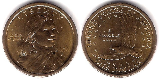 (310) Estados Unidos de América. 2000(P). 1 Dollar (EBC)
