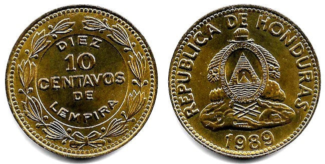 (76.1a) Honduras. 1989. 10 Centavos (SC)