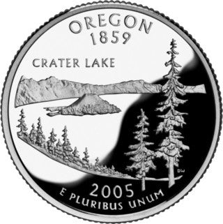 (372) Estados Unidos de América. 2005(P). Quarter Dollar (SC) Oregon
