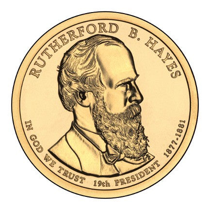 (501) Estados Unidos de América. 2011(P). 1 Dollar (SC) Rutherford B. Hayes