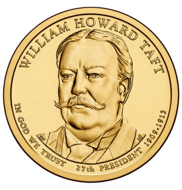 (549) Estados Unidos de América. 2013(D). 1 Dollar (SC) William Howard Taft
