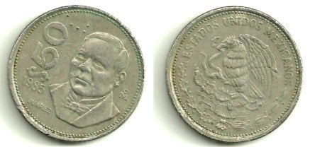 (495) Estados Unidos Mexicanos. 1985. 50 Pesos (MBC-)