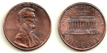 (201) Estados Unidos de América. 1994. 1 Cent (EBC+)