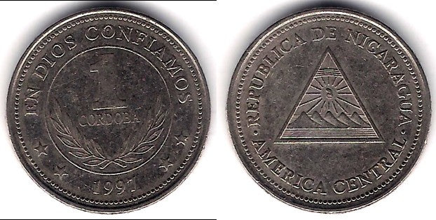 (89) Nicaragua. 1997. 1 Cordoba (MBC)