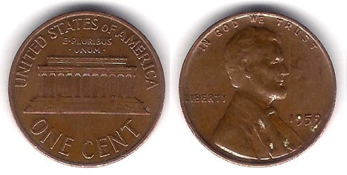 (201) Estados Unidos de América. 1959. 1 Cent (MBC)