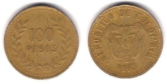(285.1) Colombia. 1993. 100 Pesos (BC)