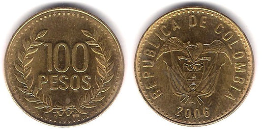 (285.2) Colombia. 2006. 100 Pesos (MBC)