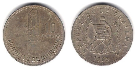 (277.3) Guatemala. 1983. 10 Centavos (BC)