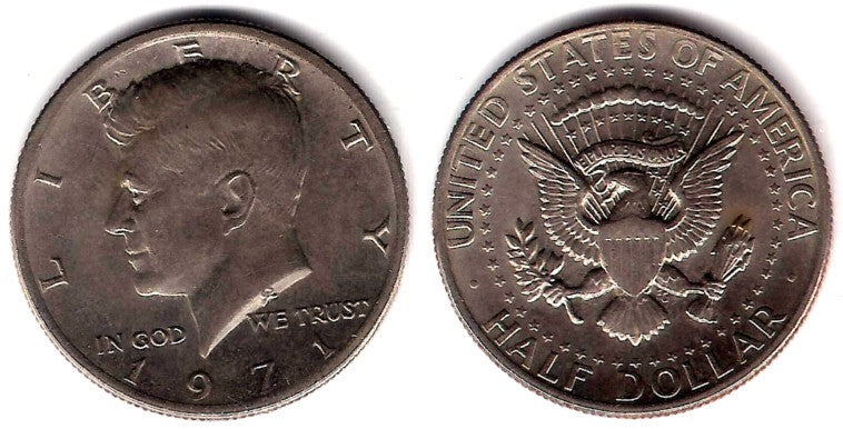 (202b) Estados Unidos de América. 1971. Half Dollar (MBC)