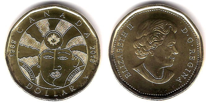 Canadá. 2019. 1 Dollar (SC)