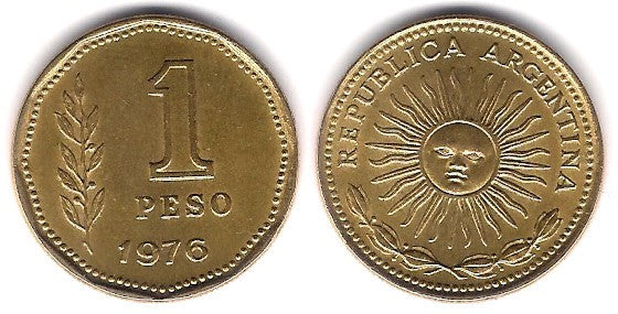 (69) Argentina. 1976. 1 Peso (SC)
