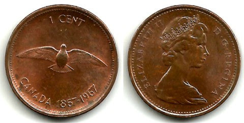 (67) Canadá. 1967. 1 Cent (MBC+)