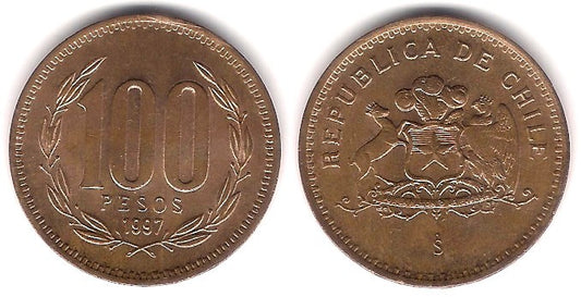 (226.2) Chile. 1997. 100 Pesos (EBC+)