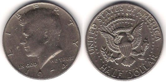 Estados Unidos de América. 1974. Half Dollar (MBC)