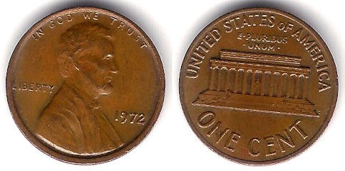 (201) Estados Unidos de América. 1972. 1 Cent (MBC+)