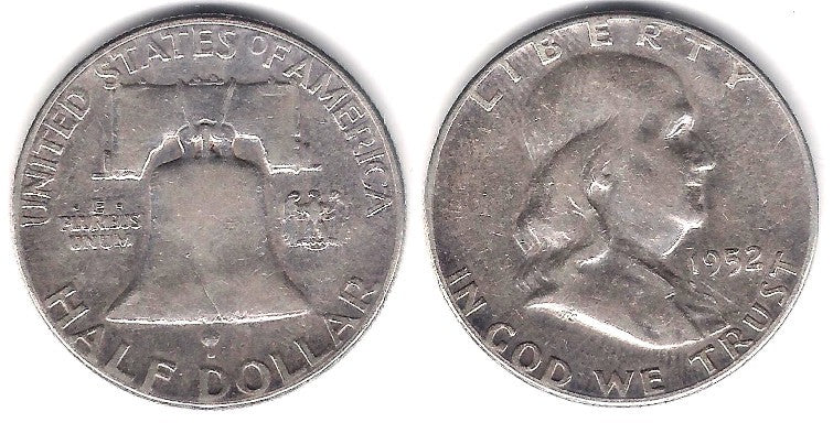 (199) Estados Unidos de América. 1952. Half Dollar (MBC) (Plata)