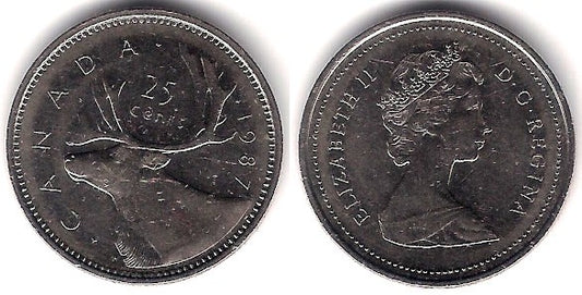 (74) Canadá. 1987. 25 Cents (MBC)