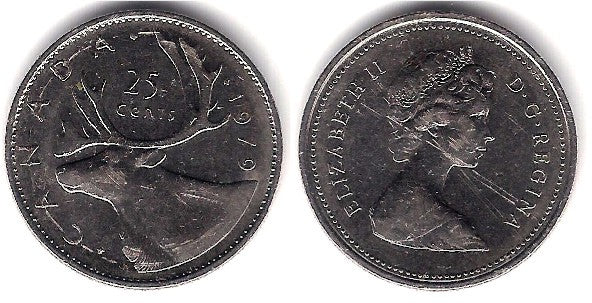 (74) Canadá. 1979. 25 Cents (MBC)