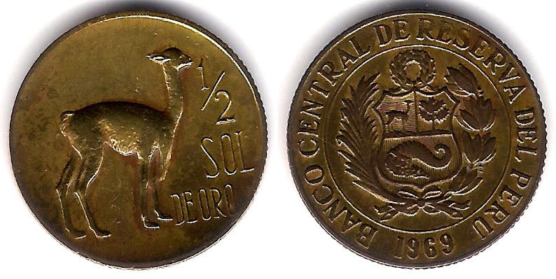 (247) Perú. 1969. ½ Sol (EBC)