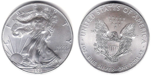 Estados Unidos de América. 2021. 1 Dollar (SC) (Plata)