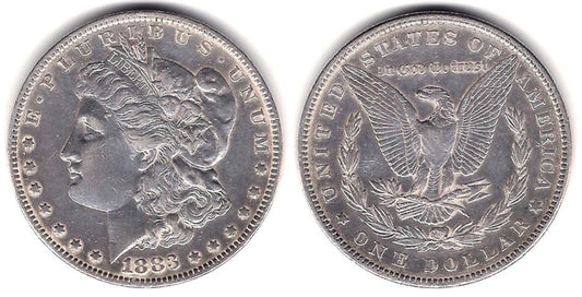 (110) Estados Unidos de América. 1883. 1 Dollar (MBC+) (Plata)