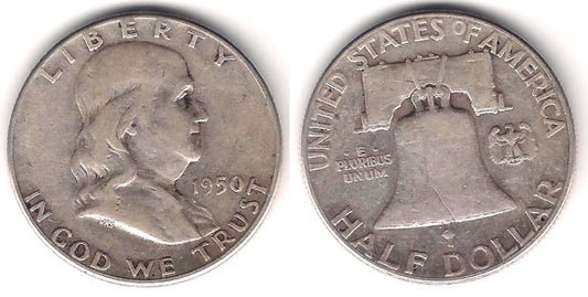 (199) Estados Unidos de América. 1950. Half Dollar (MBC-) (Plata)