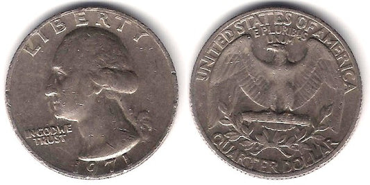 (164a) Estados Unidos de América. 1971. Quarter Dollar (BC)