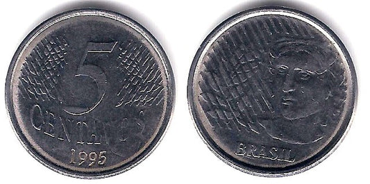 (632) Brasil. 1995. 5 Centavos (EBC)