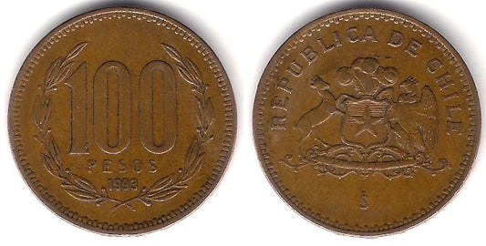 (226.2) Chile. 1993. 100 Pesos (MBC-)