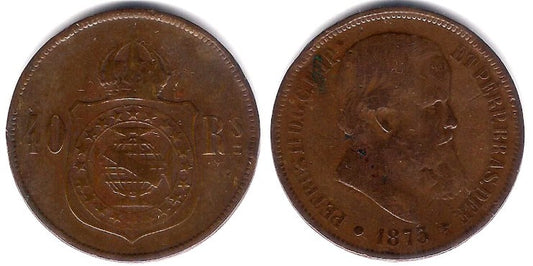 (479) Brasil. 1873. 40 Reis (MBC+)