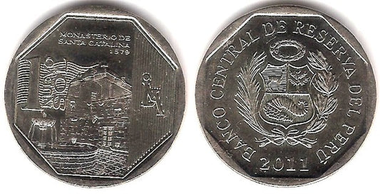 (346) Perú. 2011. 1 Nuevo Sol (SC)