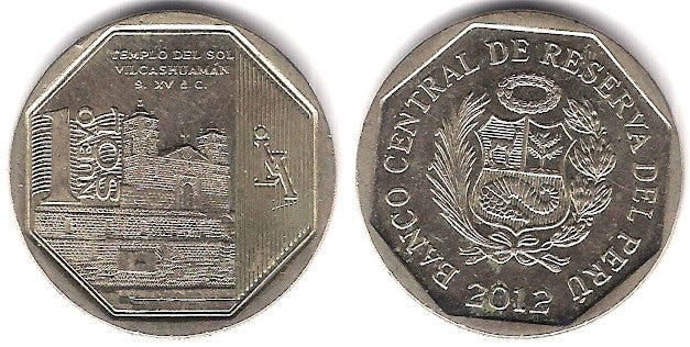 (364) Perú. 2012. 1 Nuevo Sol (EBC+)