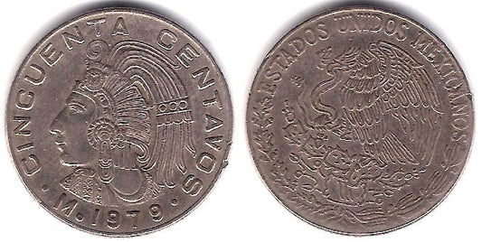 (452) Estados Unidos Mexicanos. 1979. 50 Centavos (MBC)
